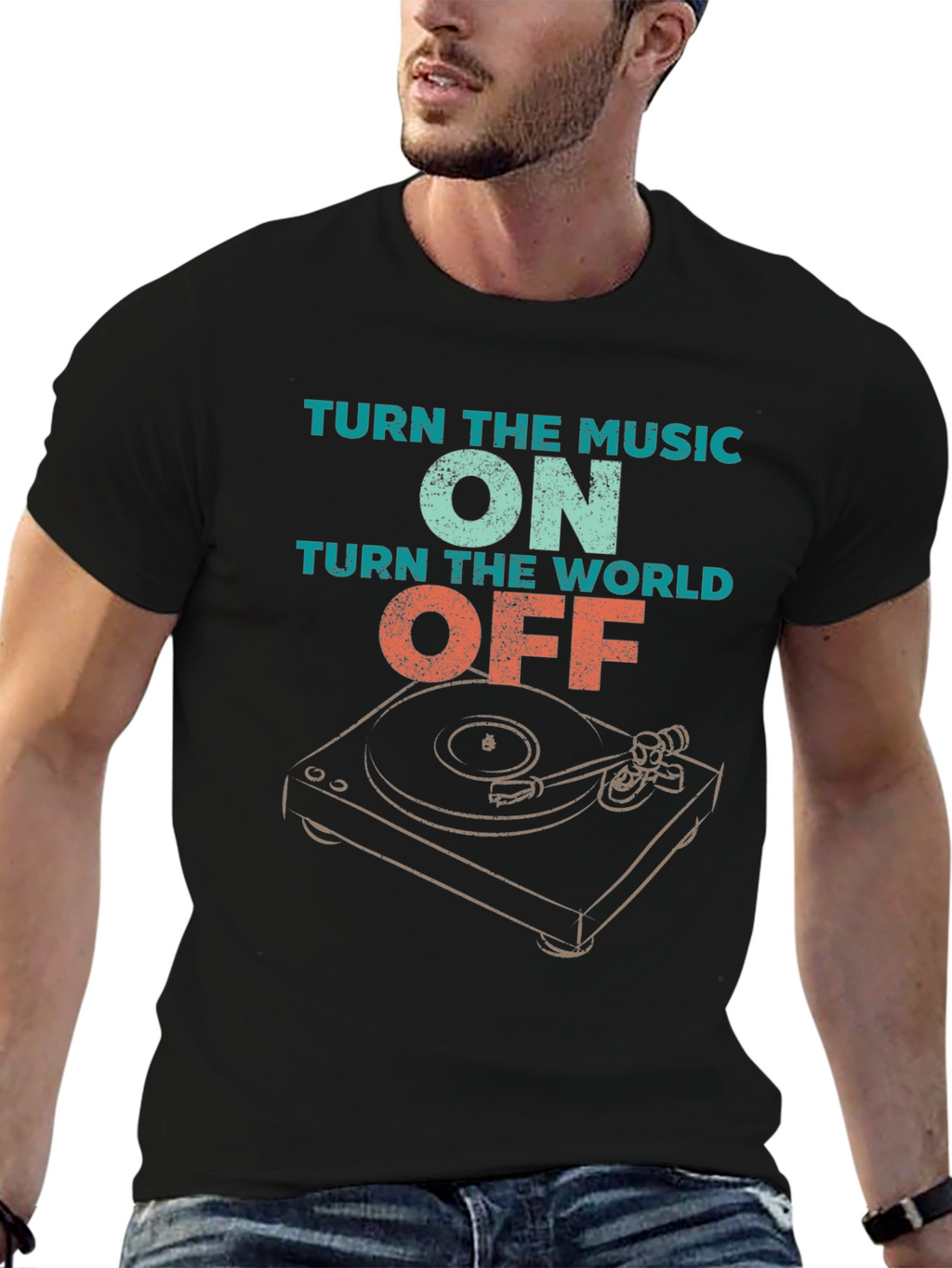 Turn the Music On T-Shirt