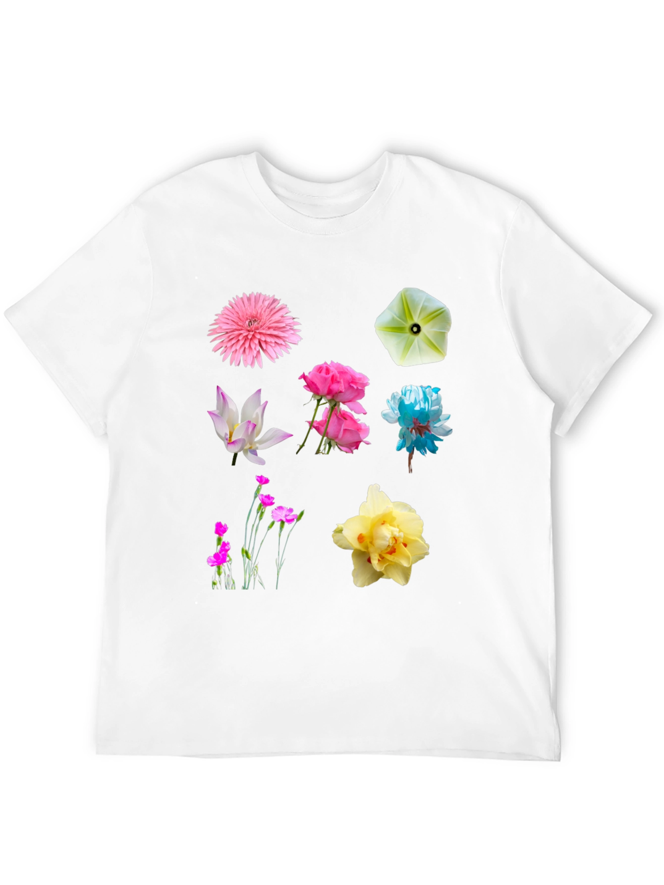 Floral Print Crew Neck T-Shirt