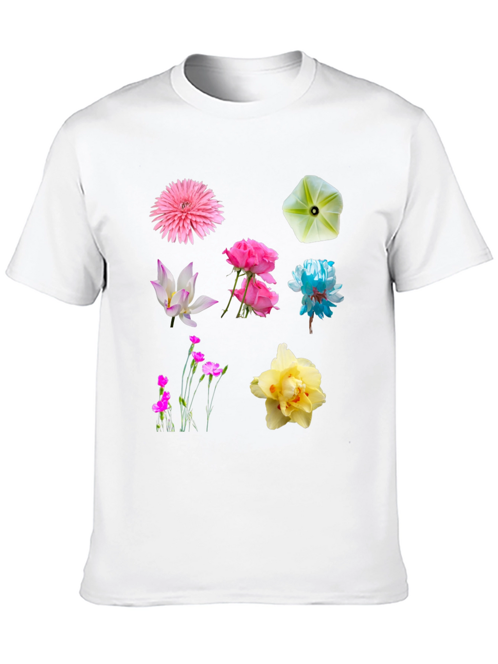 Floral Print Crew Neck T-Shirt