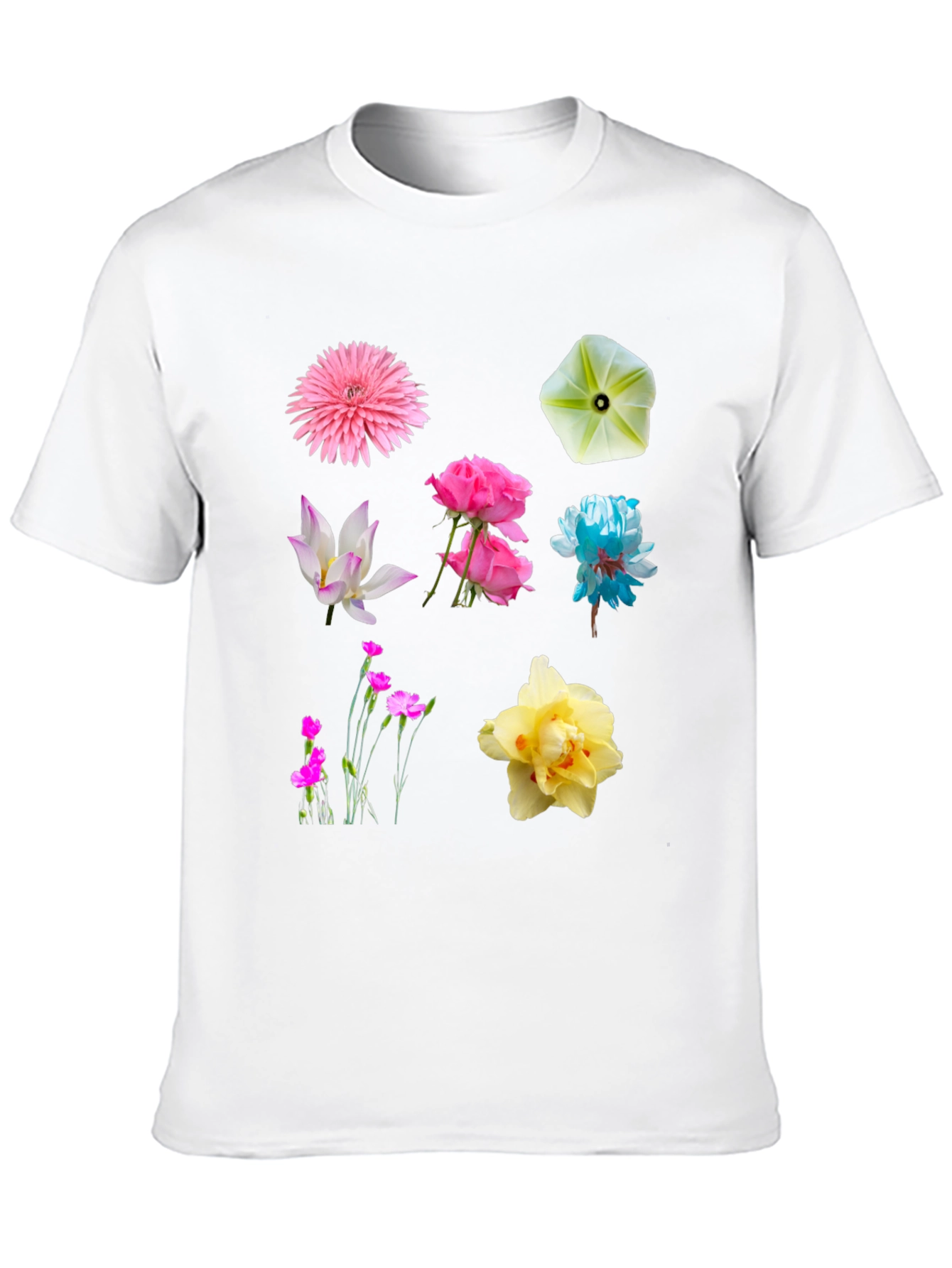 Floral Print Crew Neck T-Shirt