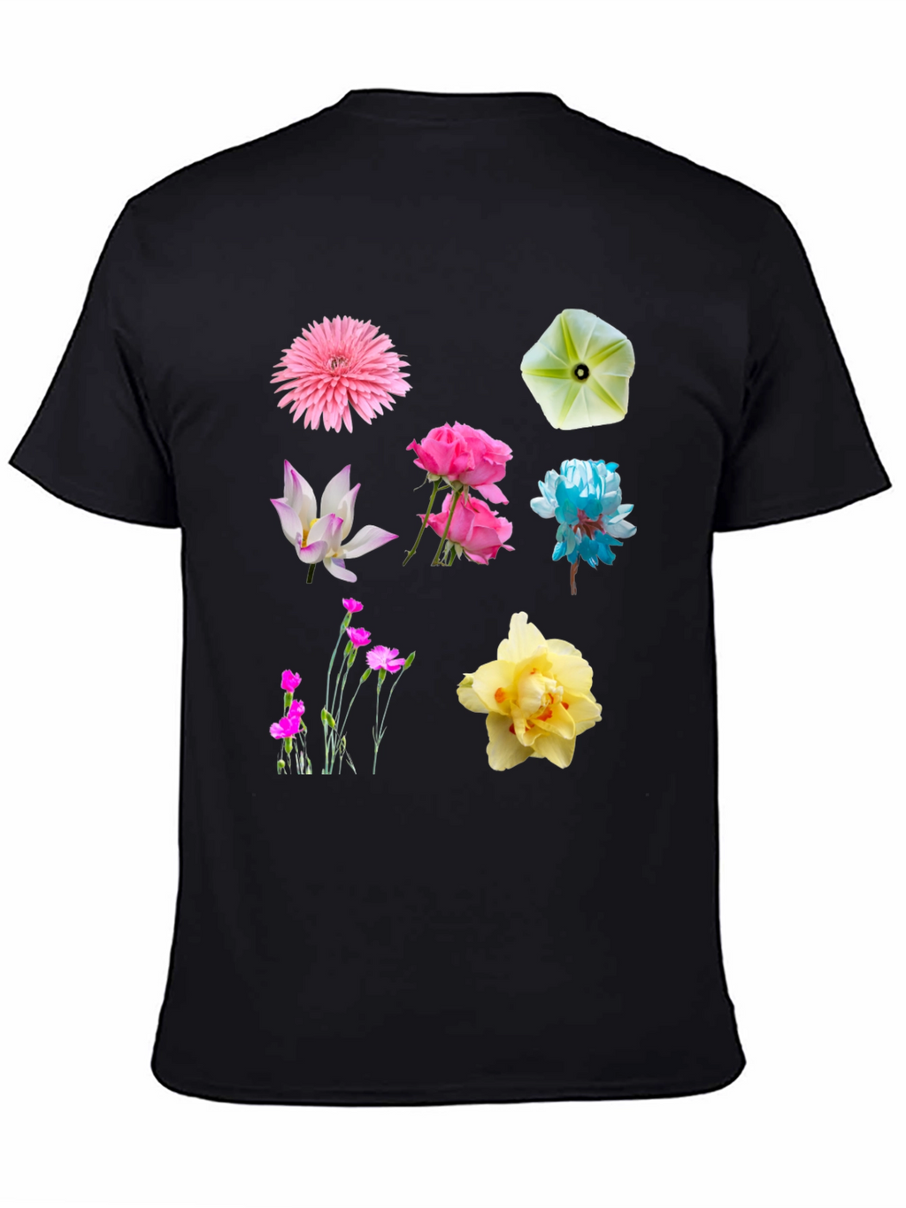 Floral Print Crew Neck T-Shirt