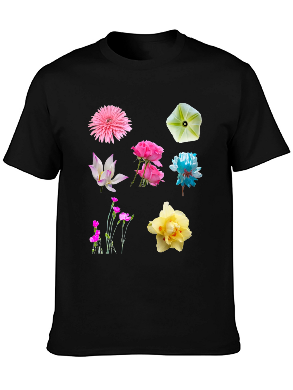 Floral Print Crew Neck T-Shirt