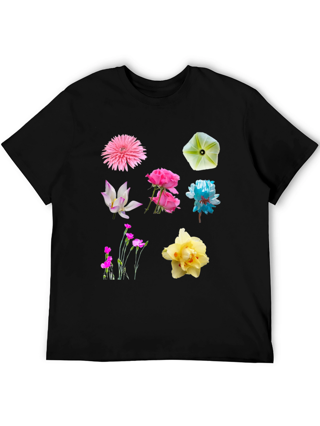 Floral Print Crew Neck T-Shirt