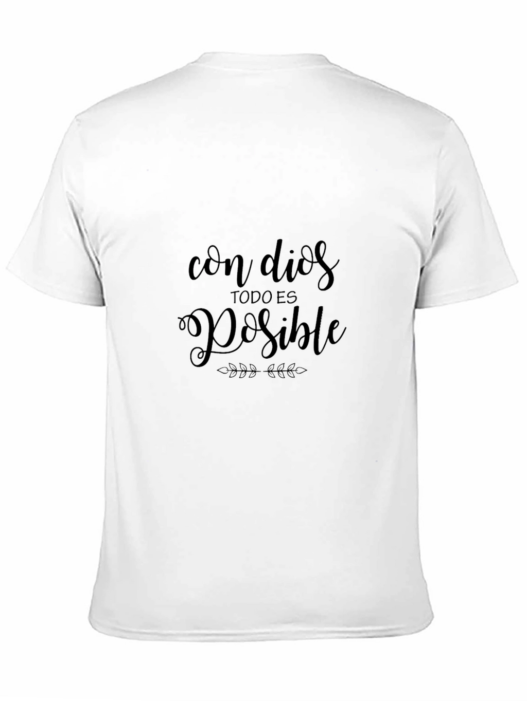 Faith Inspired Tee: Con Dios Todo Es Posible T-Shirt