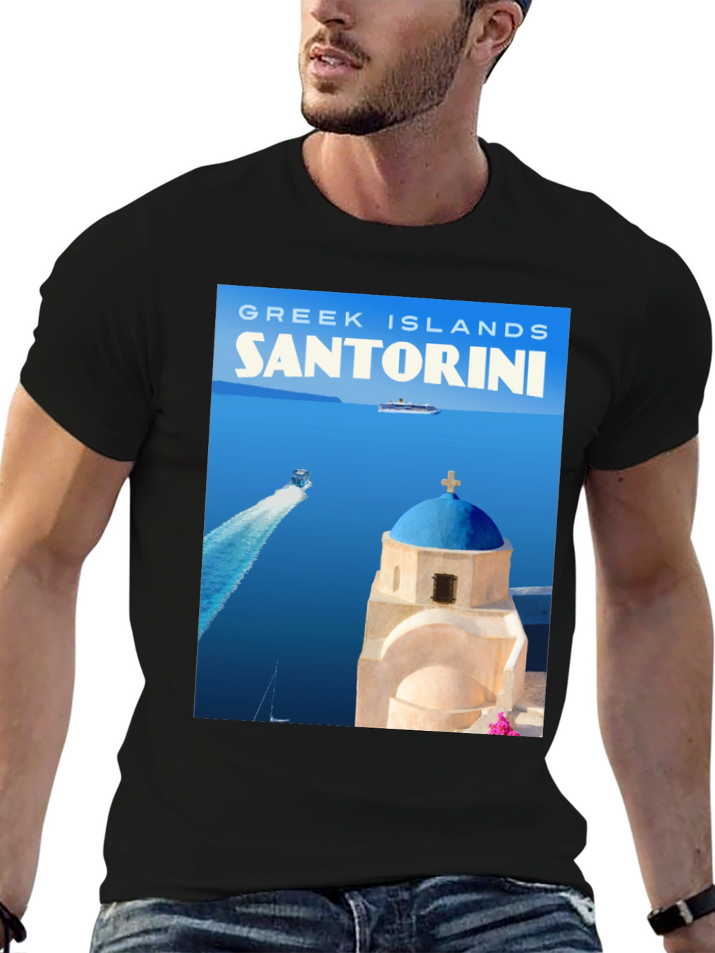 Santorini Greece T-Shirt