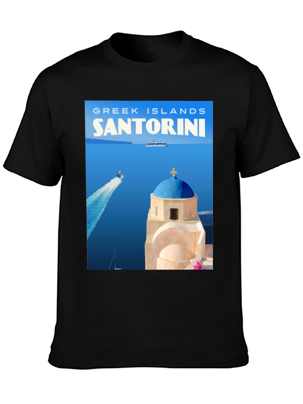 Santorini Greece T-Shirt