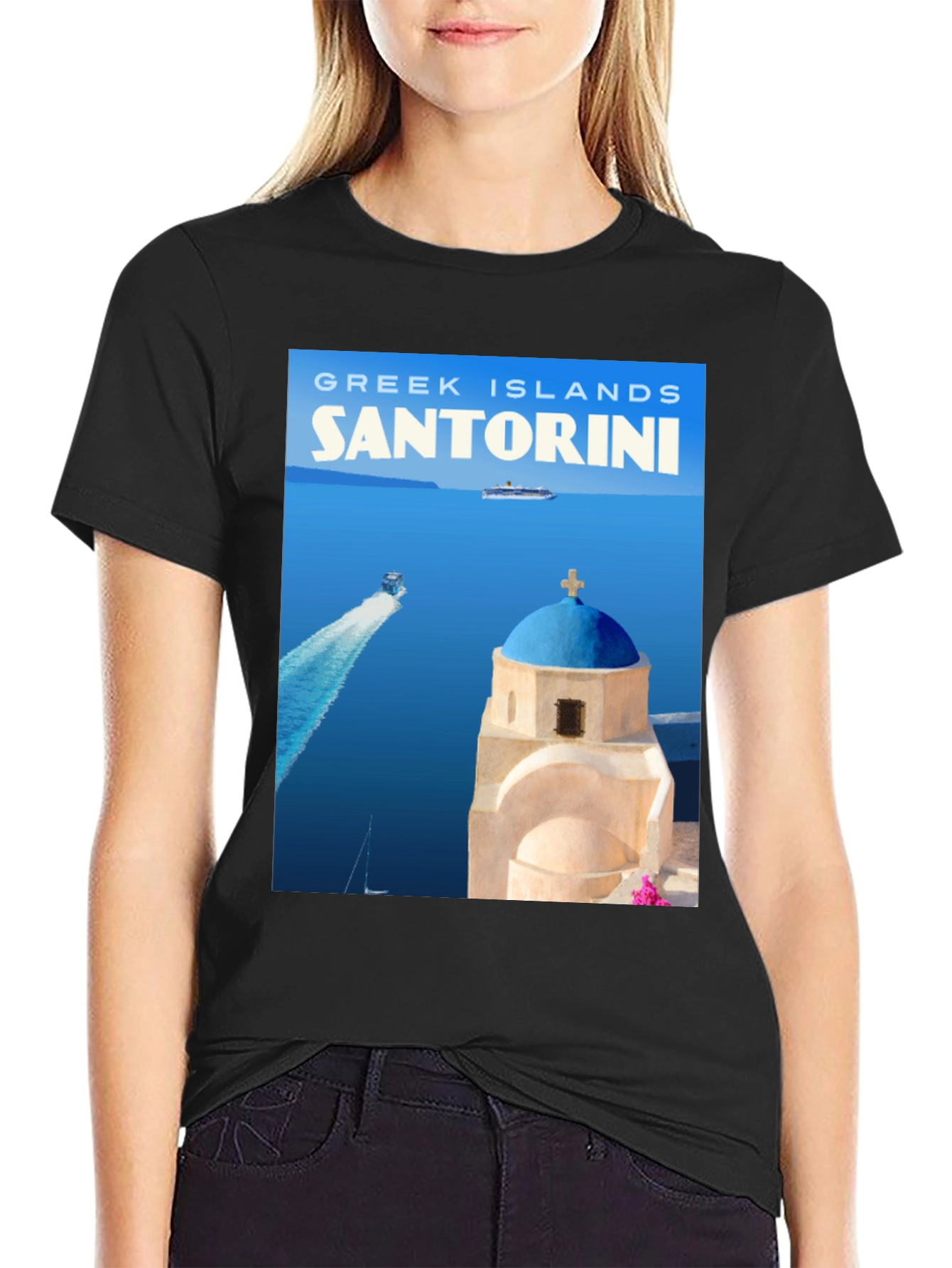 Santorini Greece T-Shirt