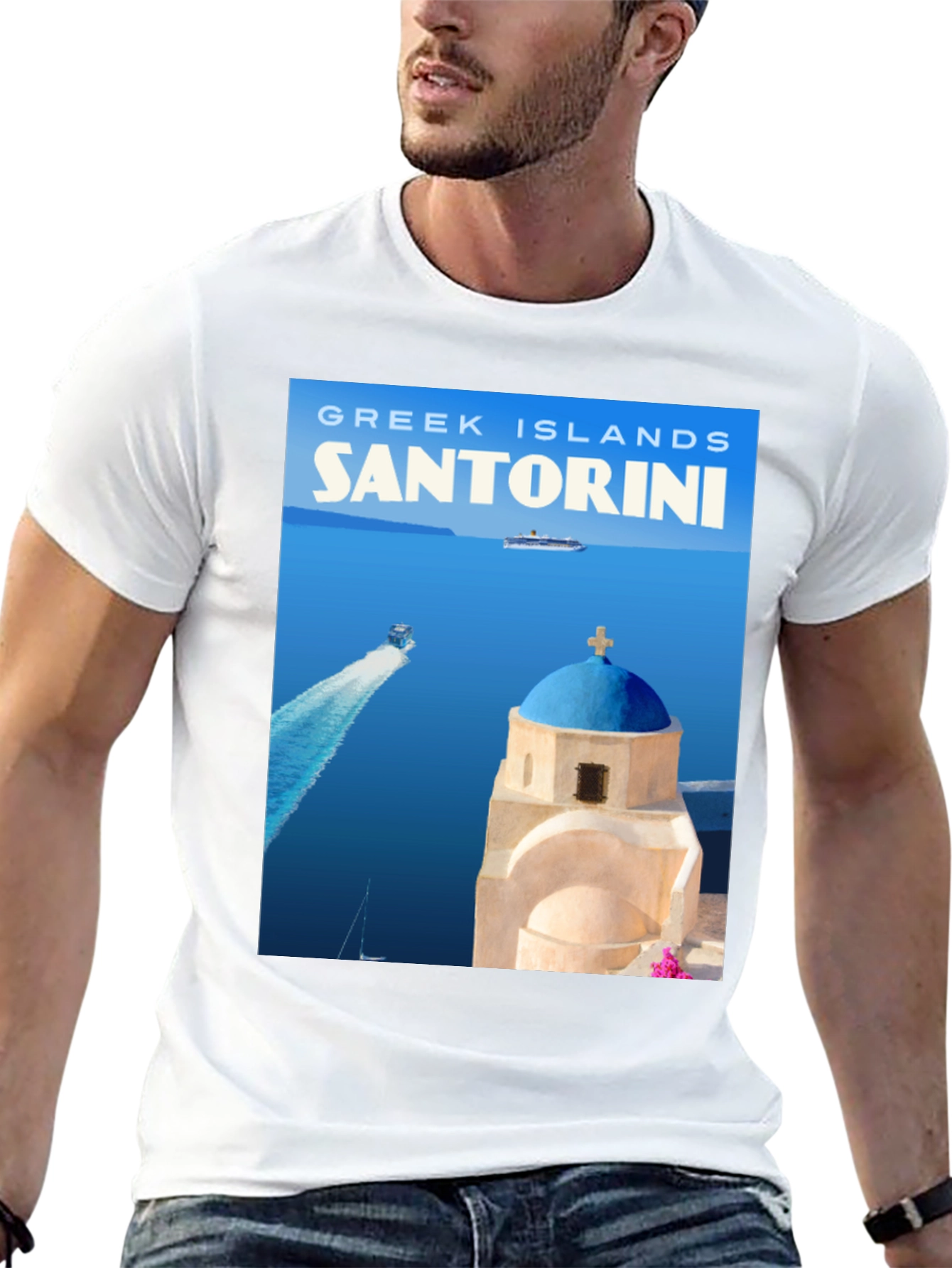 Santorini Greece T-Shirt