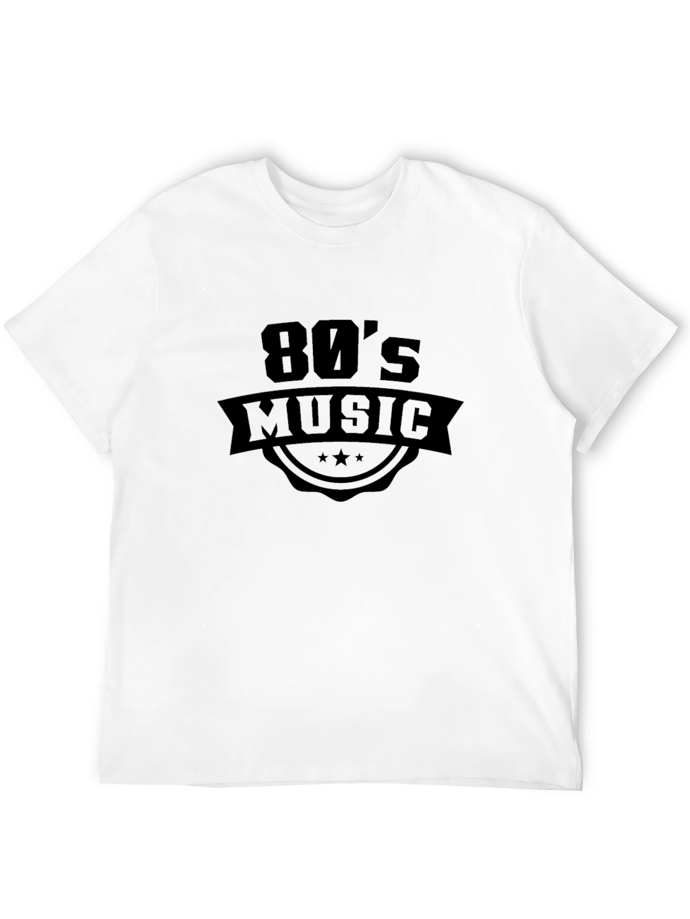 80s Music Graphic T-Shirt Retro Style