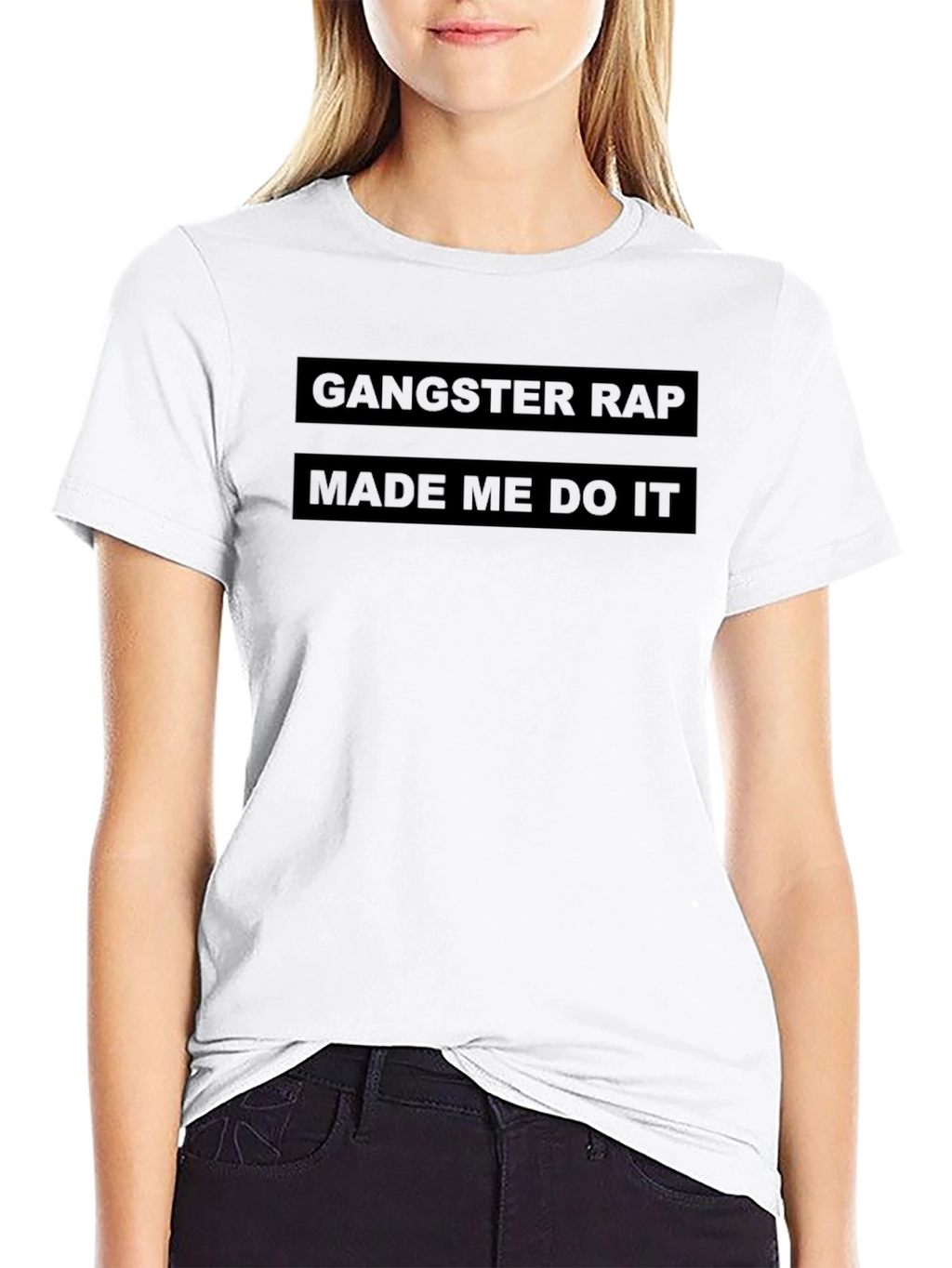 Gangster Rap Made Me Do It T-Shirt