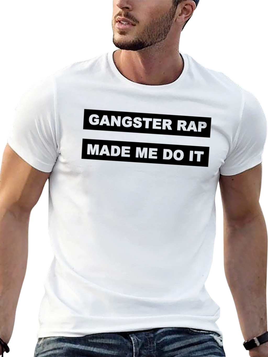 Gangster Rap Made Me Do It T-Shirt
