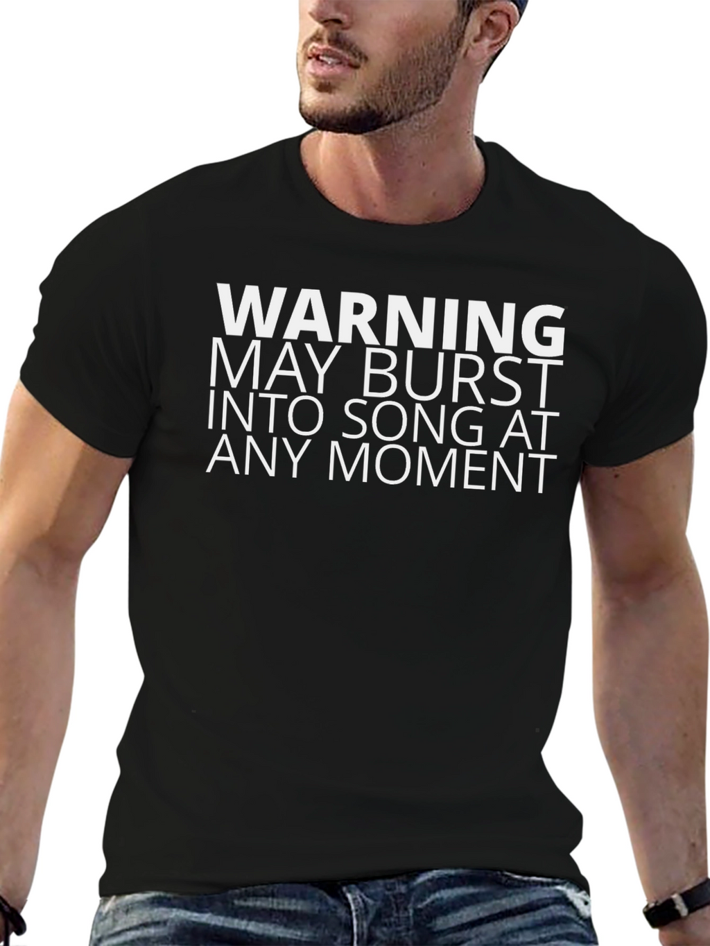 Warning May Burst Into Song T-Shirt