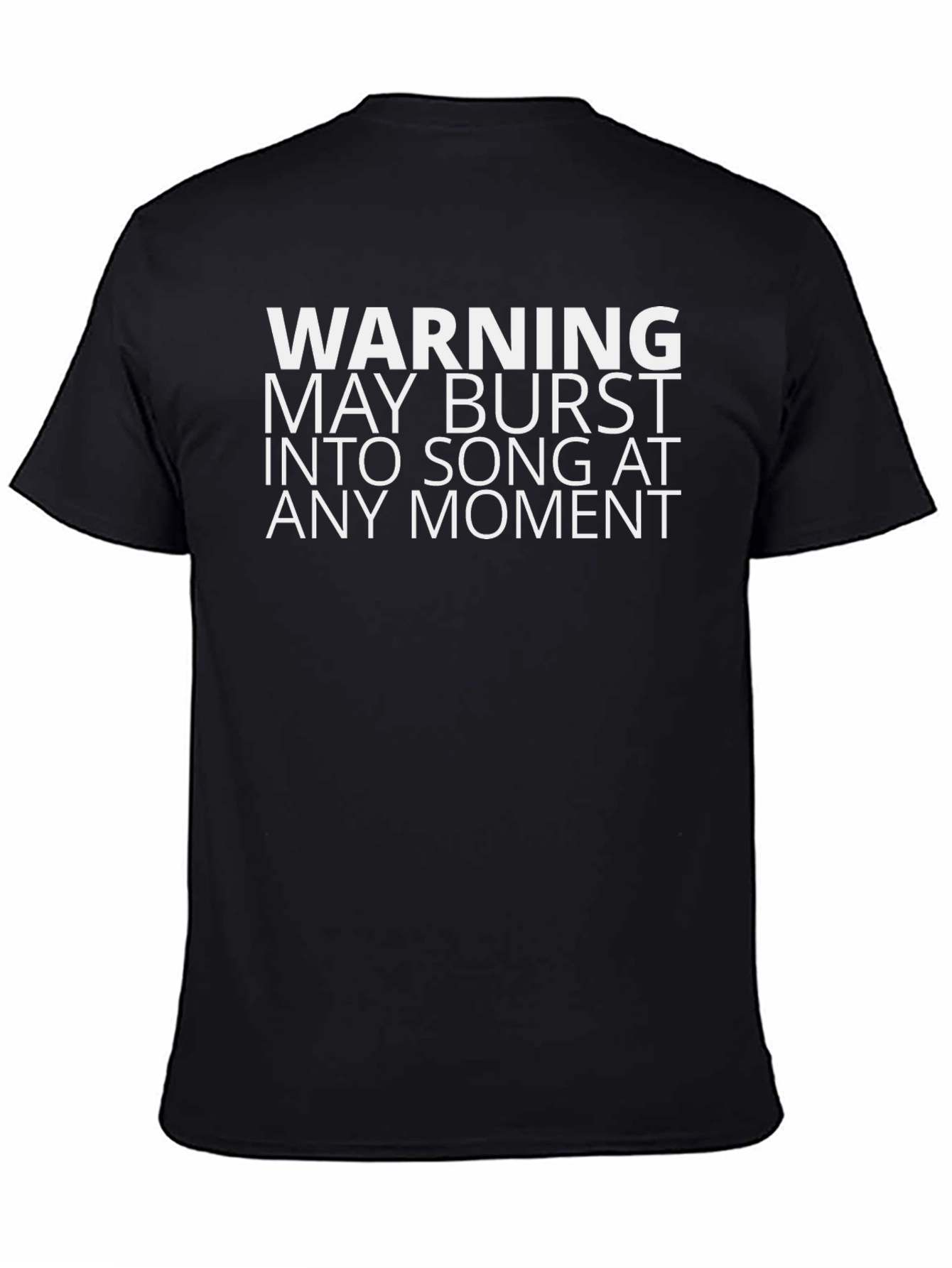 Warning May Burst Into Song T-Shirt