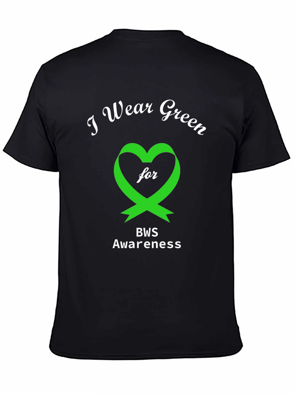 BWS Awareness T-Shirt - Green Heart Ribbon