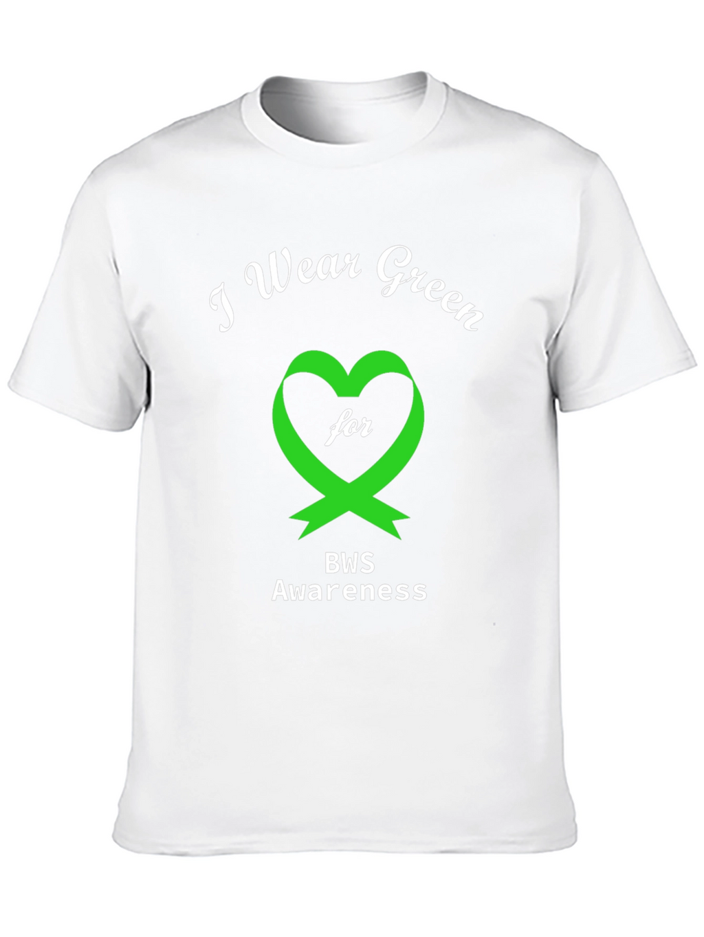 BWS Awareness T-Shirt - Green Heart Ribbon