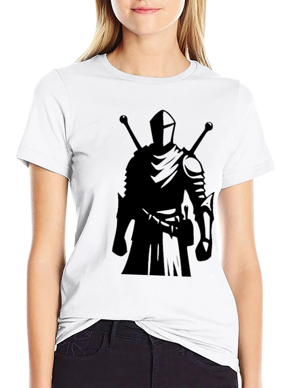 Knight Graphic Black T-Shirt