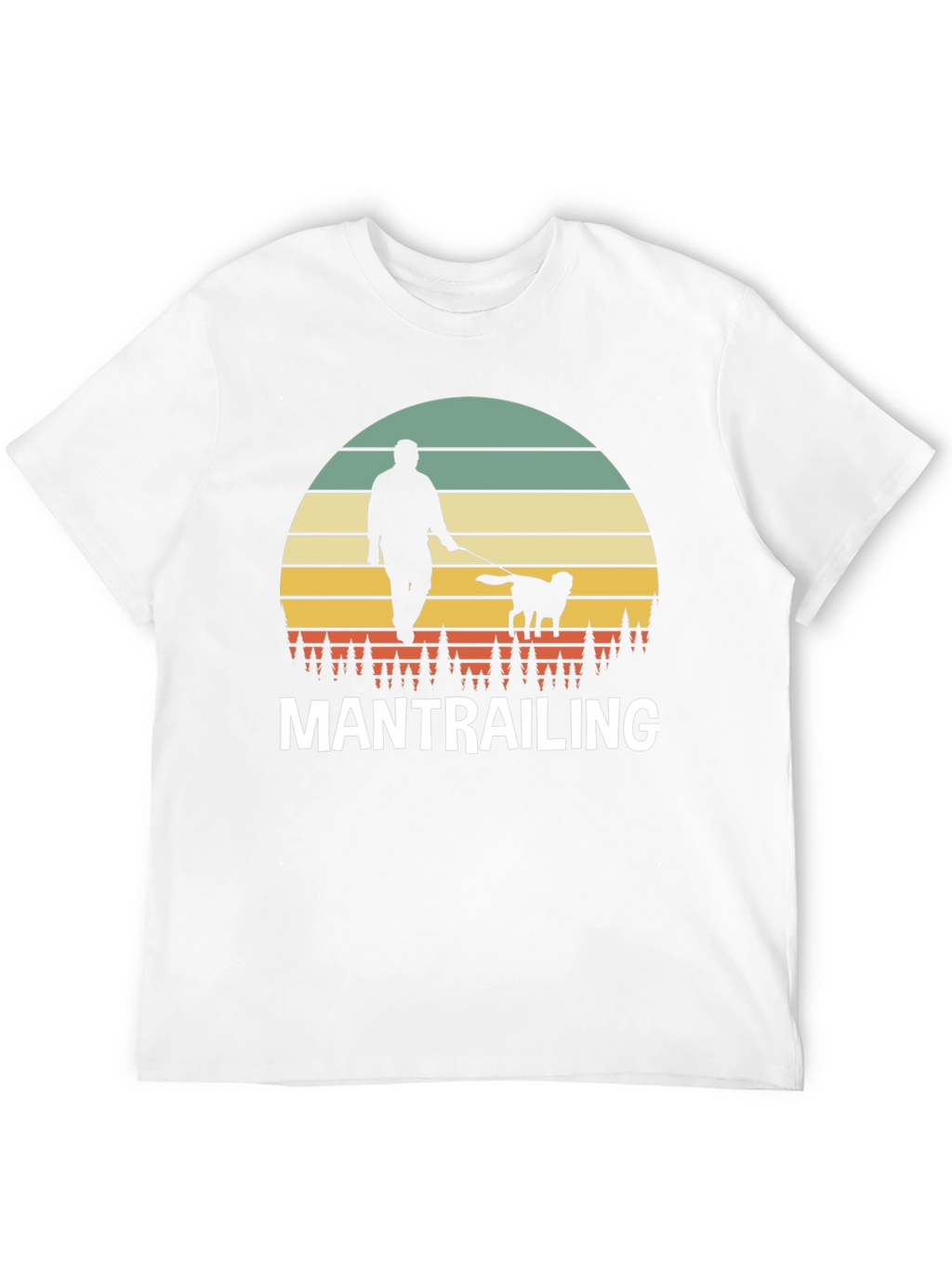 Mantrailing Sunset Graphic T-Shirt