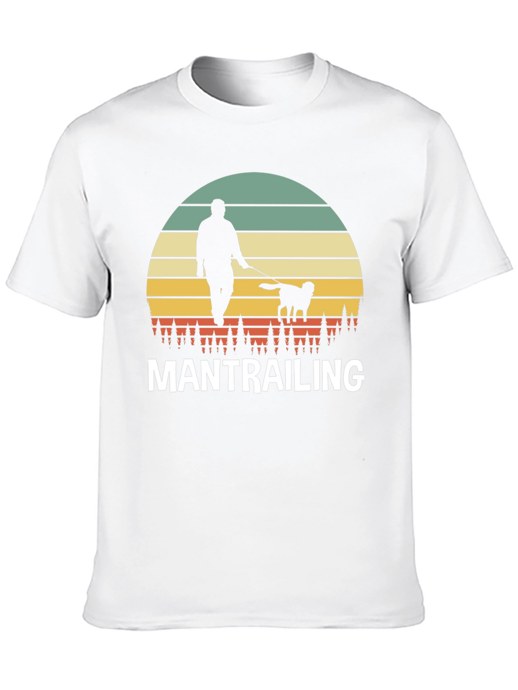 Mantrailing Sunset Graphic T-Shirt