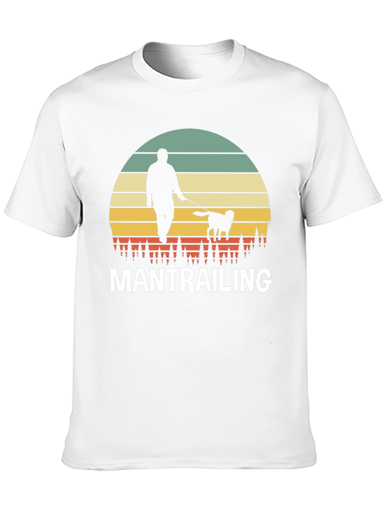 Mantrailing Sunset Graphic T-Shirt