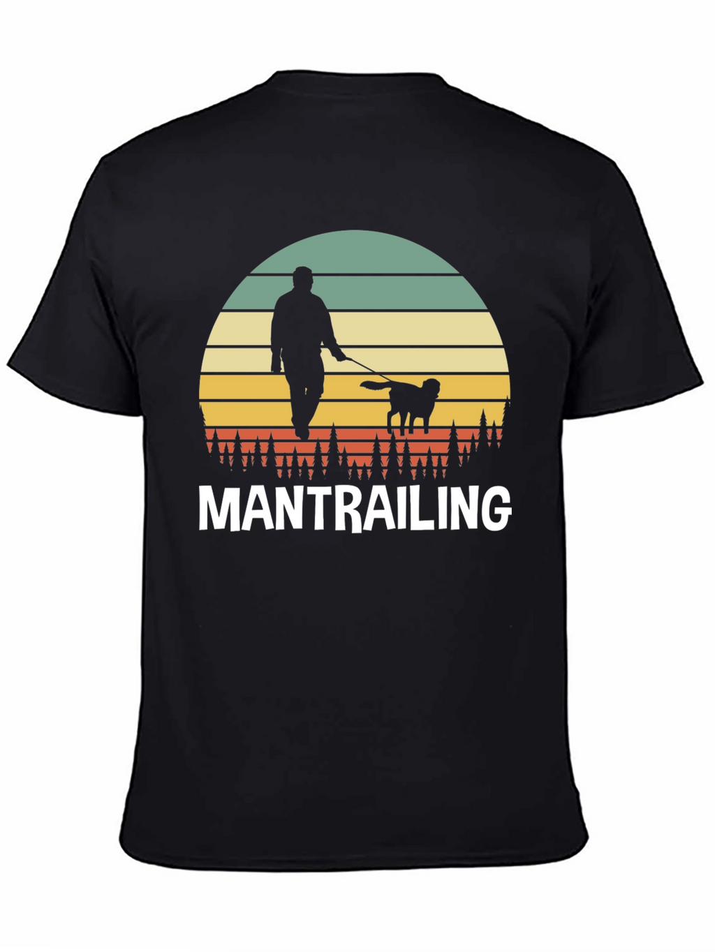 Mantrailing Sunset Graphic T-Shirt