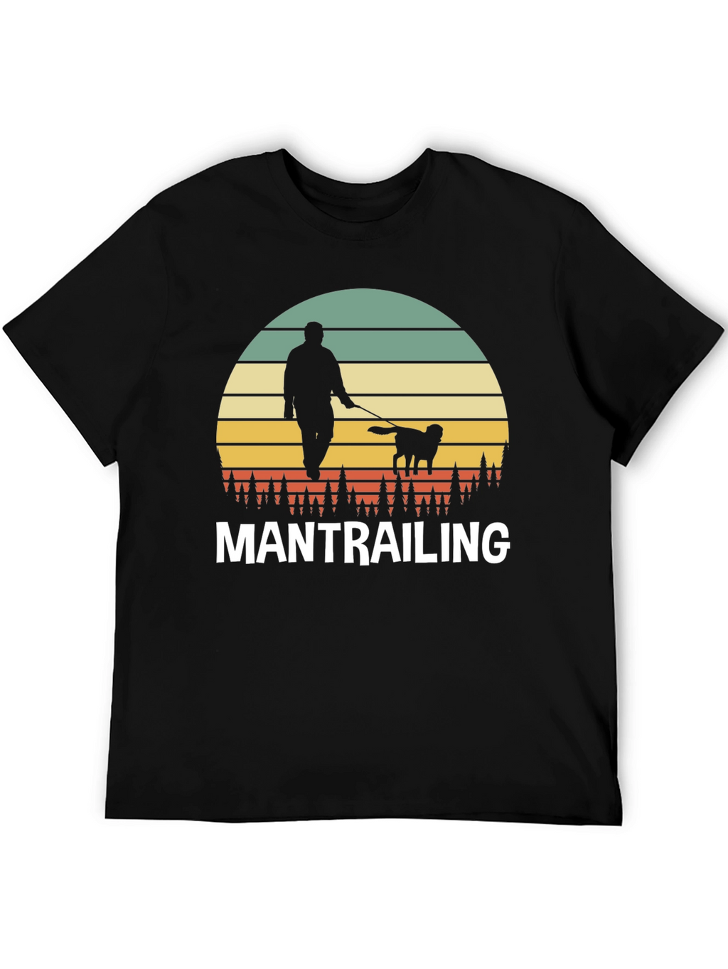 Mantrailing Sunset Graphic T-Shirt