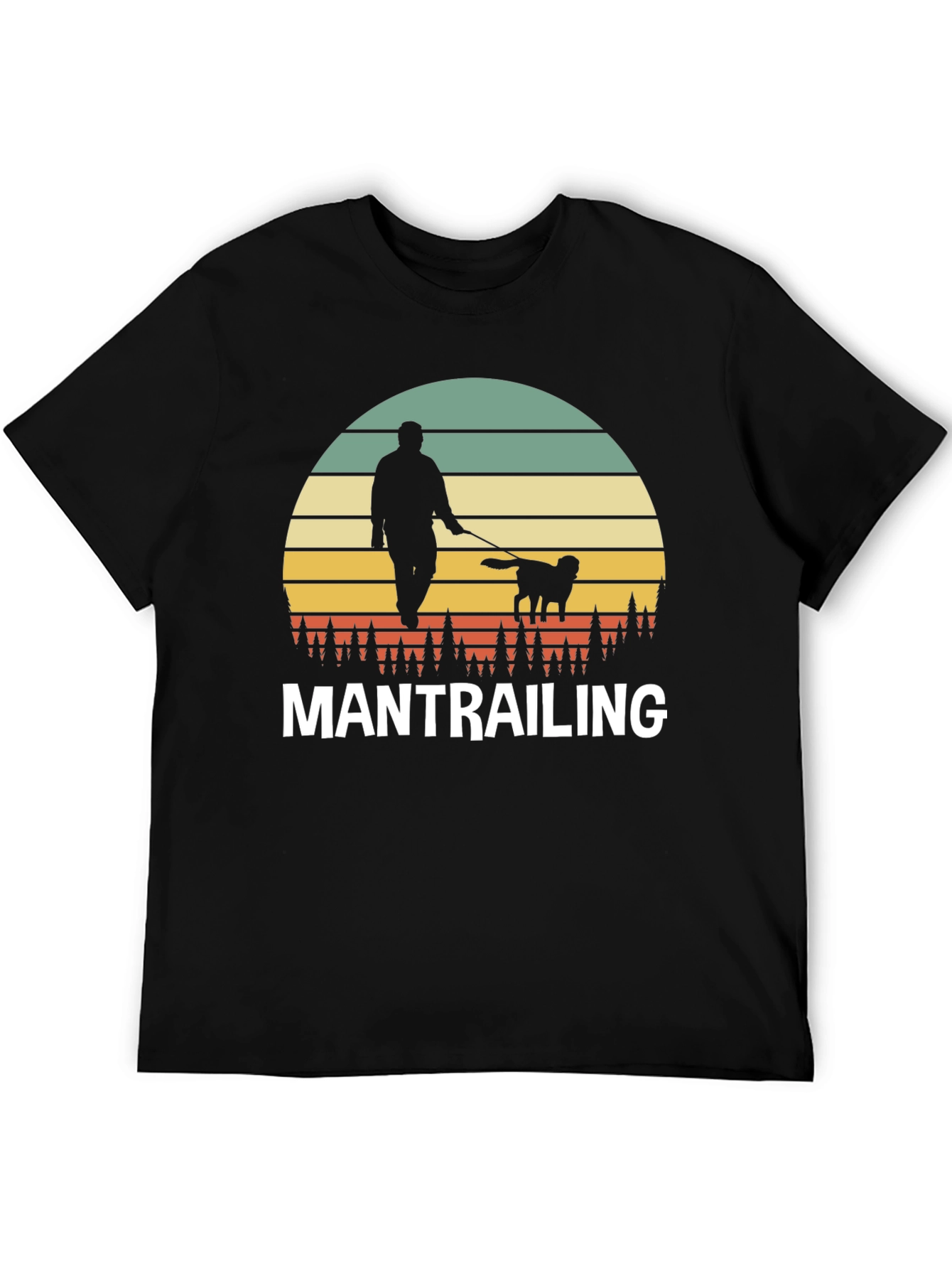 Mantrailing Sunset Graphic T-Shirt