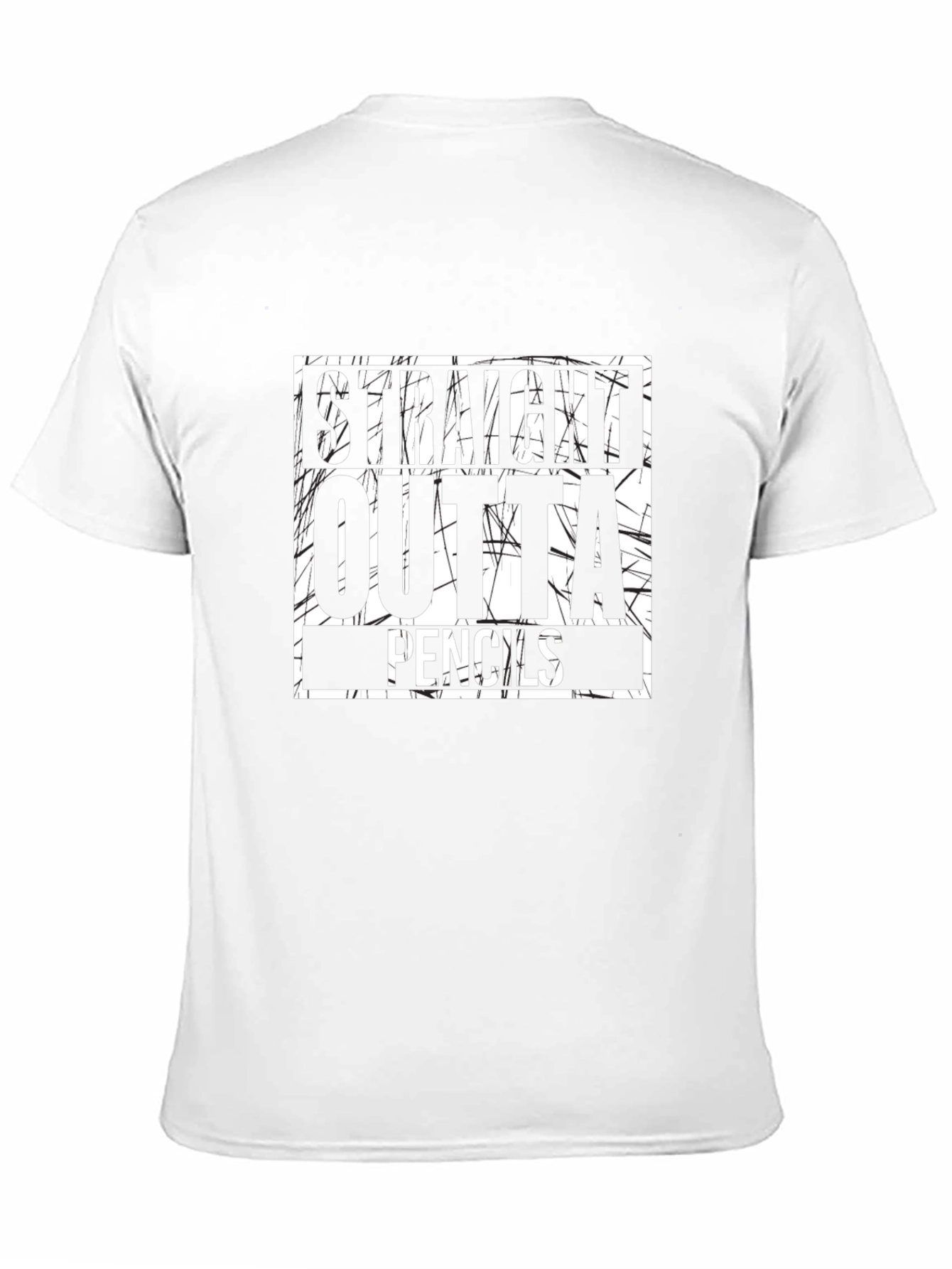 Straight Outta Pencils Graphic T-Shirt