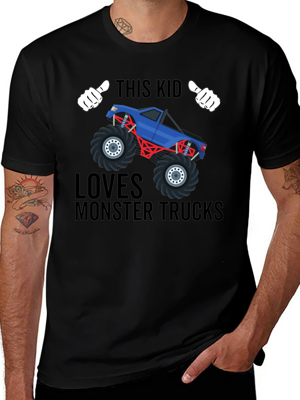 Monster Truck Kids T-Shirt
