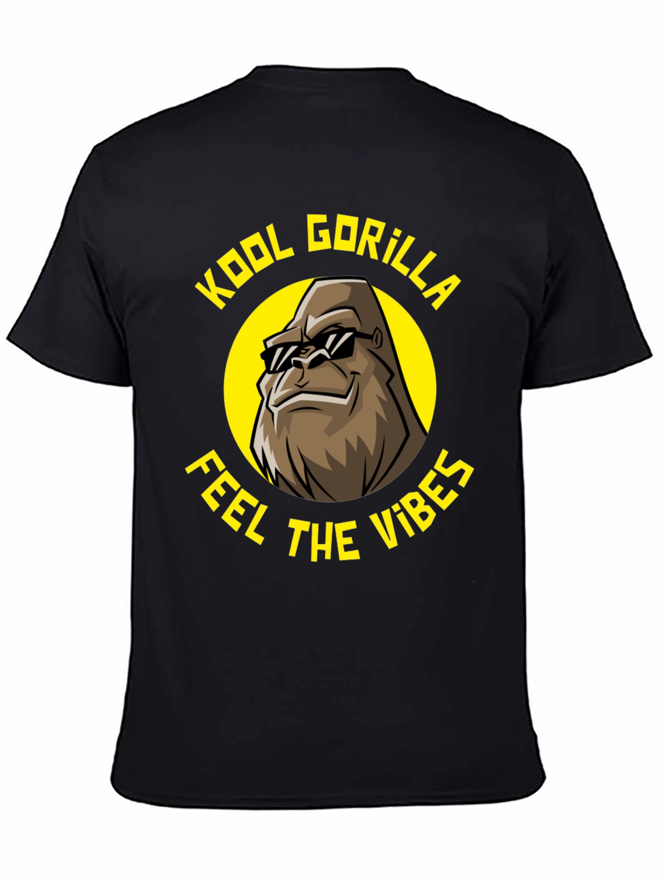 Kool Gorilla Tee - Feel the Vibes! Fun Graphic T-Shirt