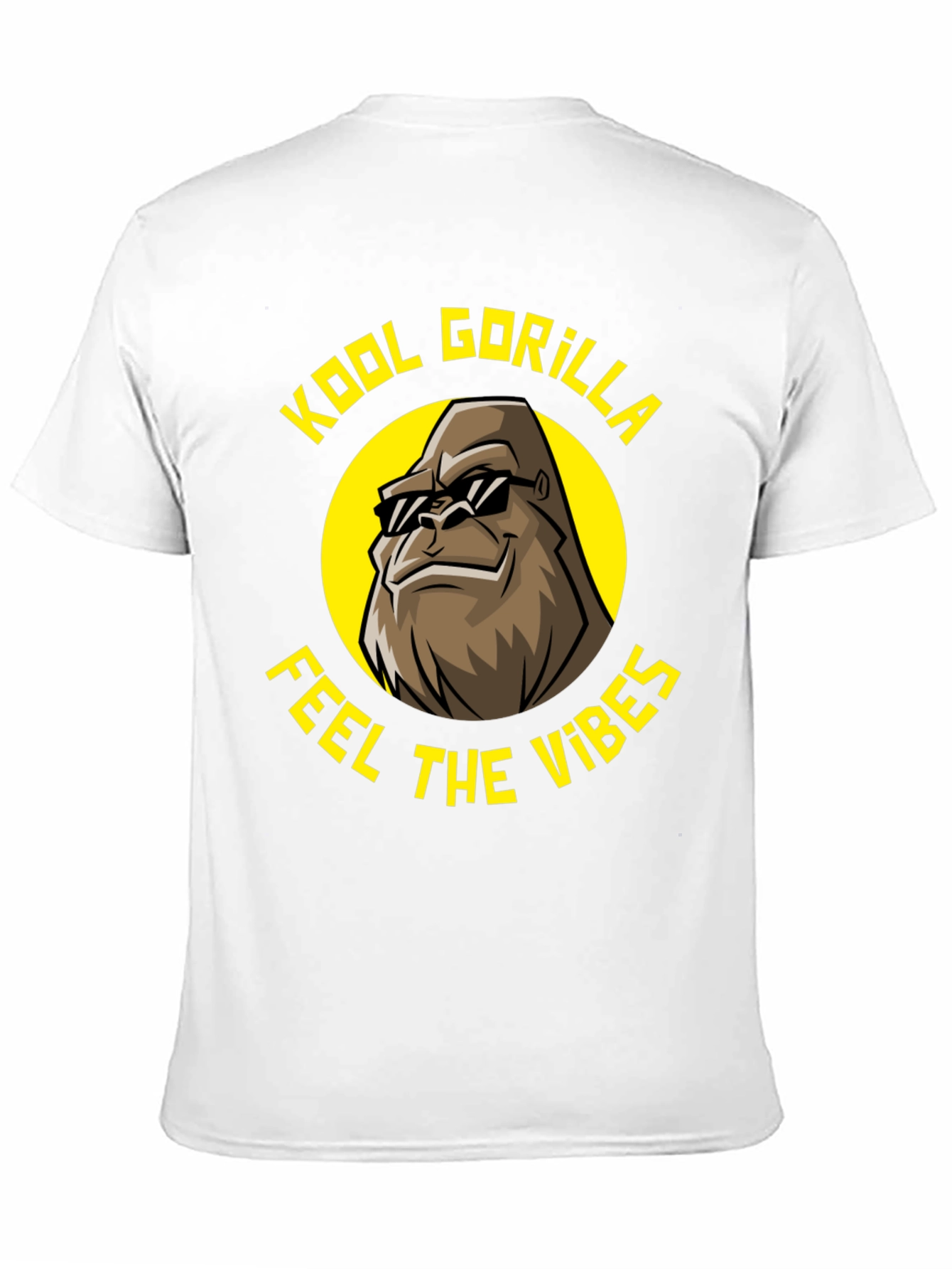 Kool Gorilla Tee - Feel the Vibes! Fun Graphic T-Shirt