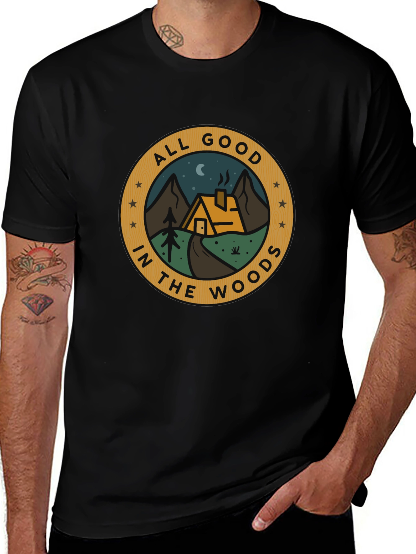 All Good In The Woods Graphic T-Shirt