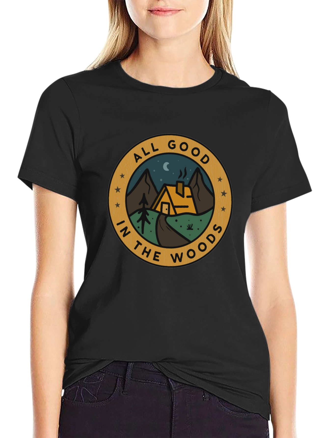 All Good In The Woods Graphic T-Shirt