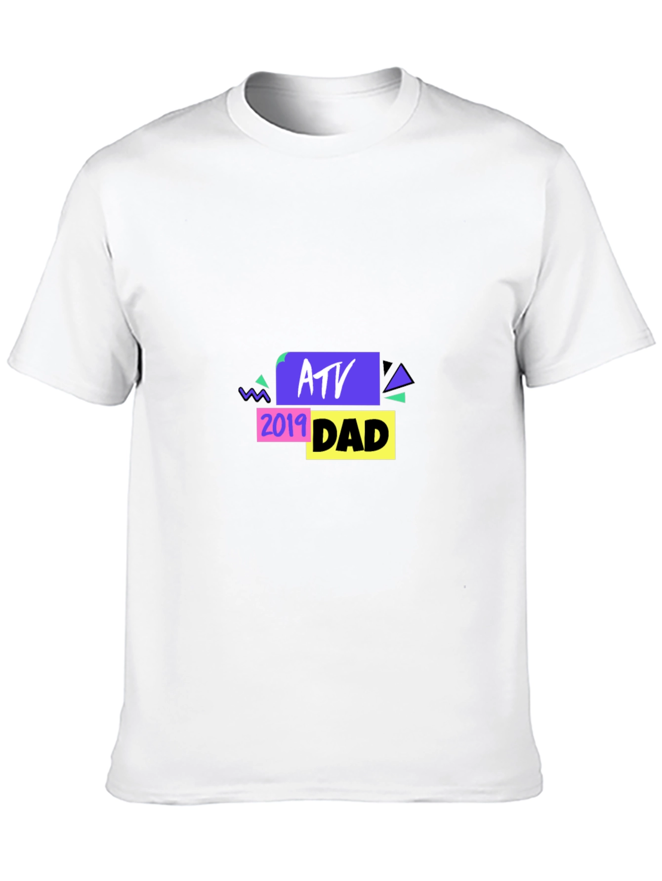 ATV Dad 2019 Black T-Shirt - Graphic Tee