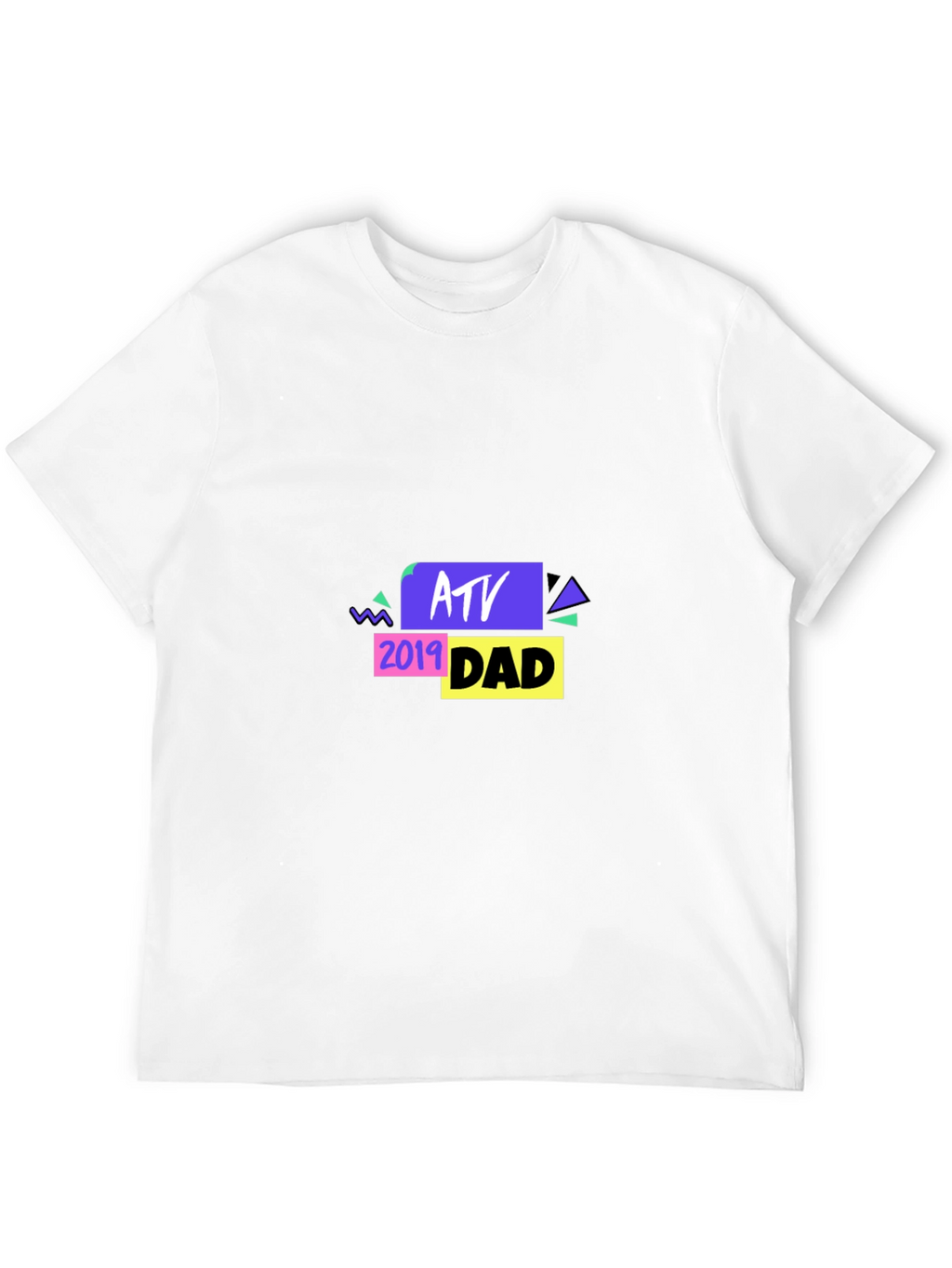ATV Dad 2019 Black T-Shirt - Graphic Tee