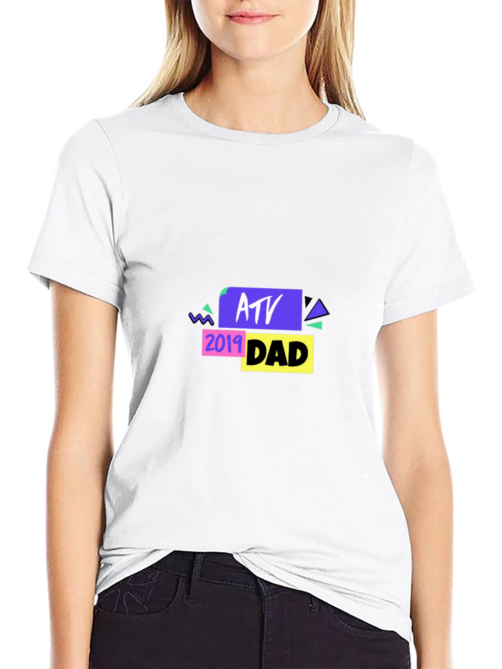 ATV Dad 2019 Black T-Shirt - Graphic Tee