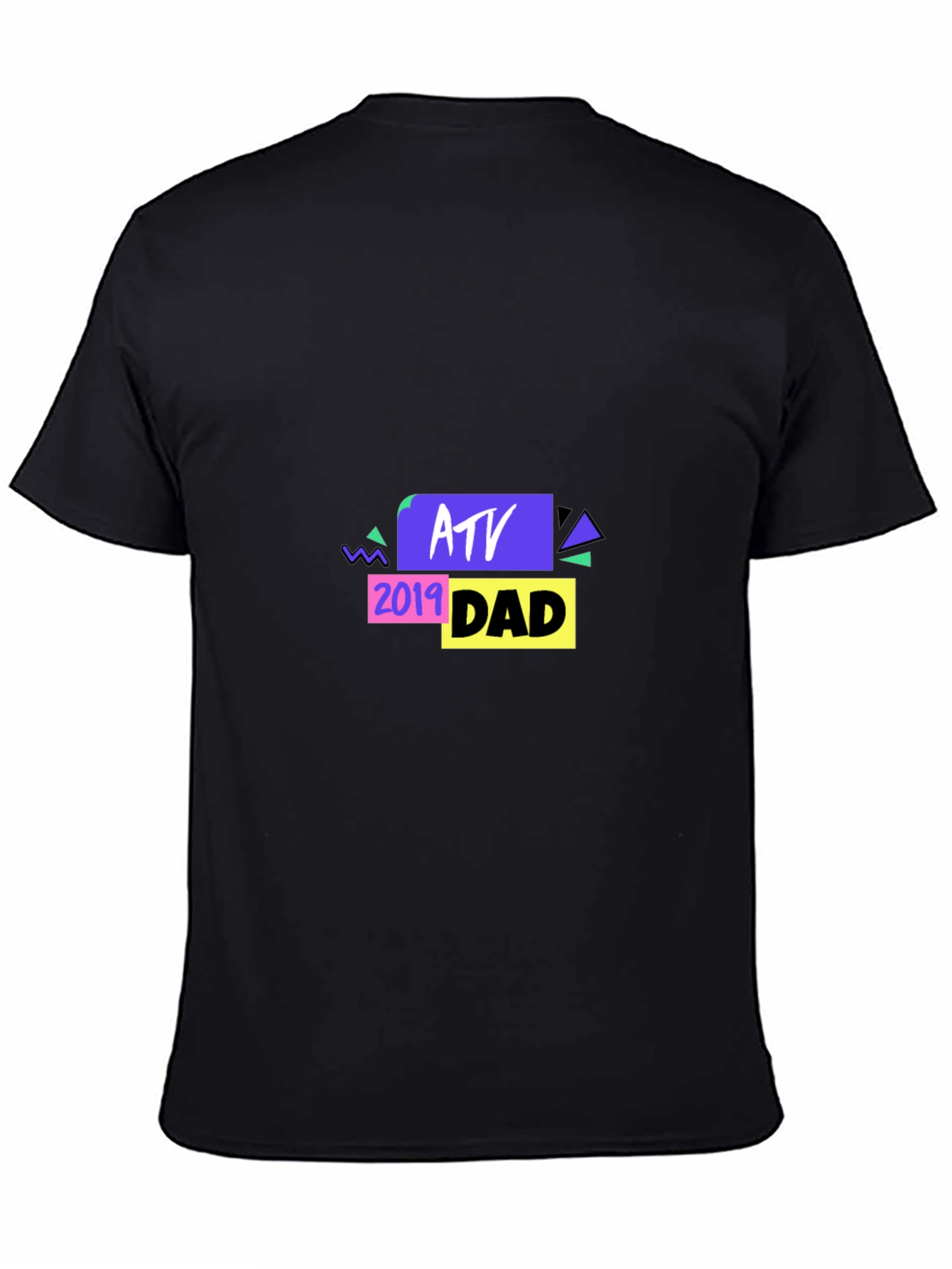 ATV Dad 2019 Black T-Shirt - Graphic Tee