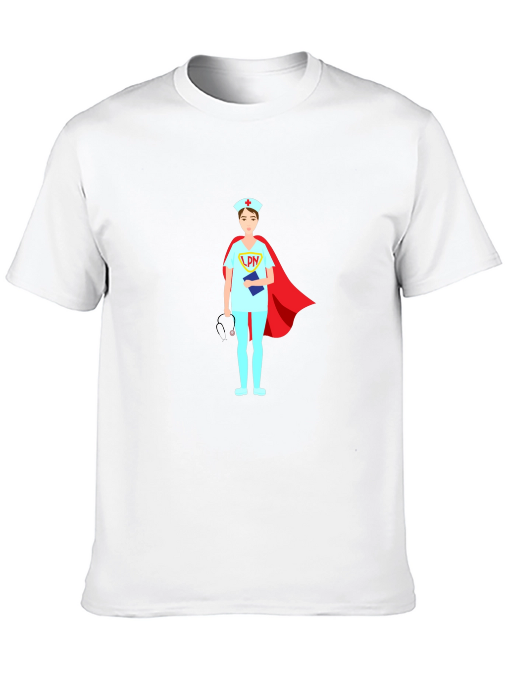 Nurse Superhero T-Shirt LPN Design