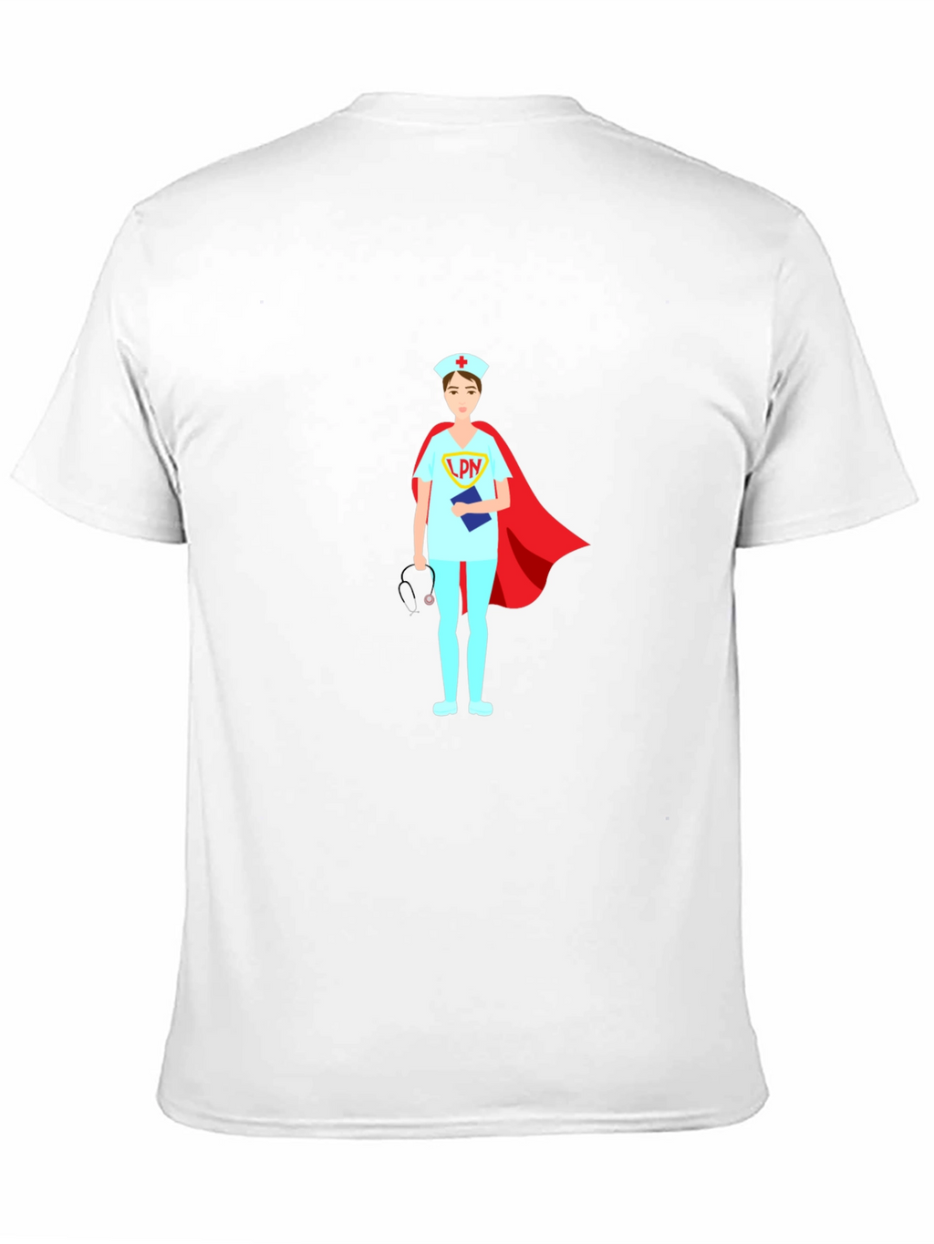 Nurse Superhero T-Shirt LPN Design