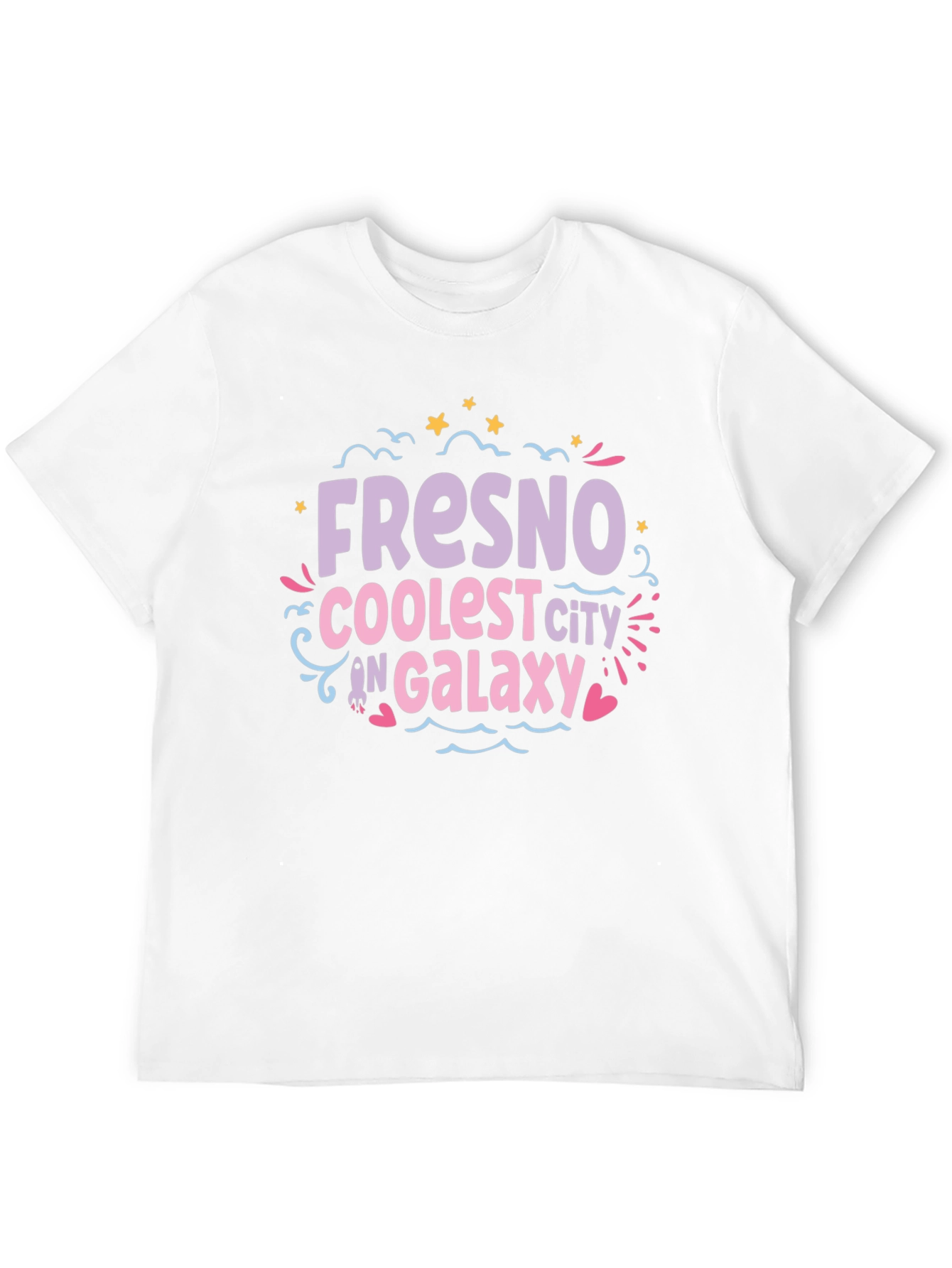 Fresno Coolest City in Galaxy Graphic Tee