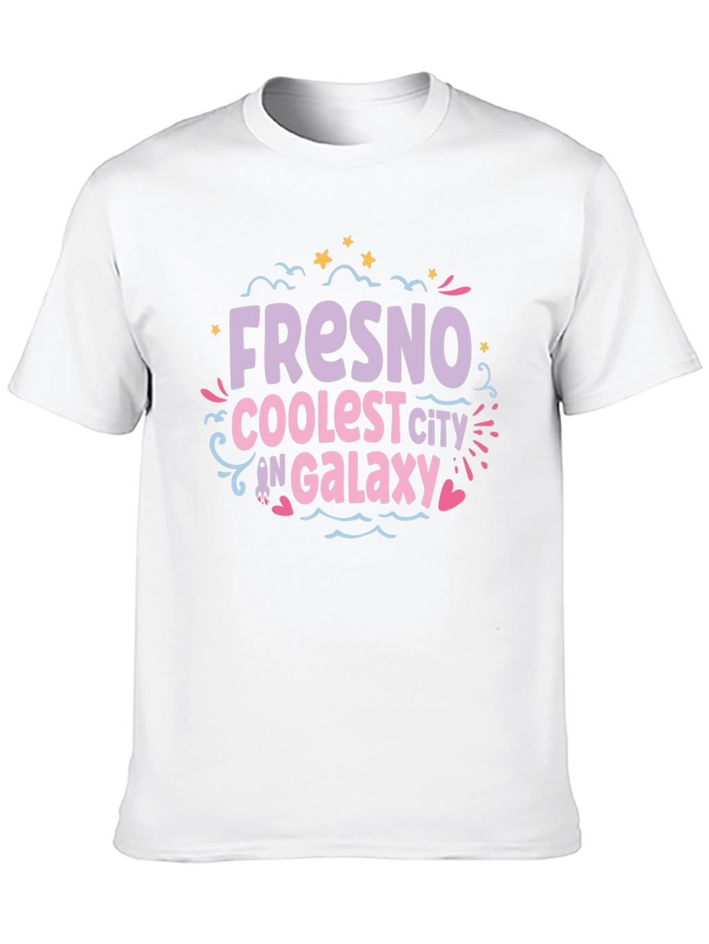 Fresno Coolest City in Galaxy Graphic Tee