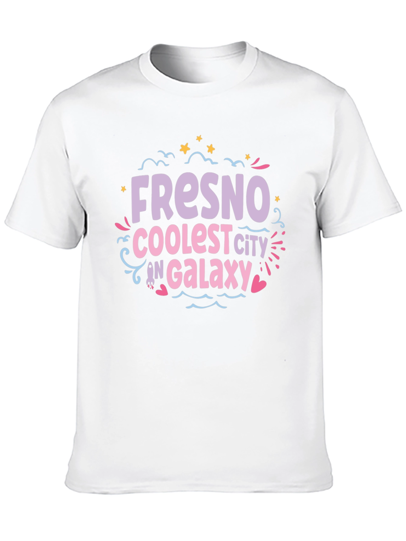 Fresno Coolest City in Galaxy Graphic Tee
