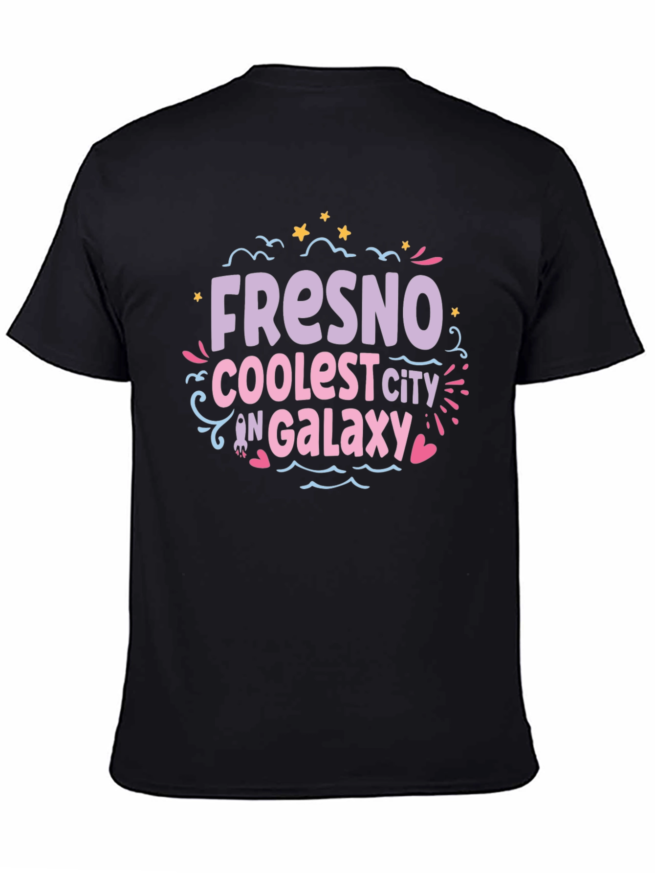Fresno Coolest City in Galaxy Graphic Tee