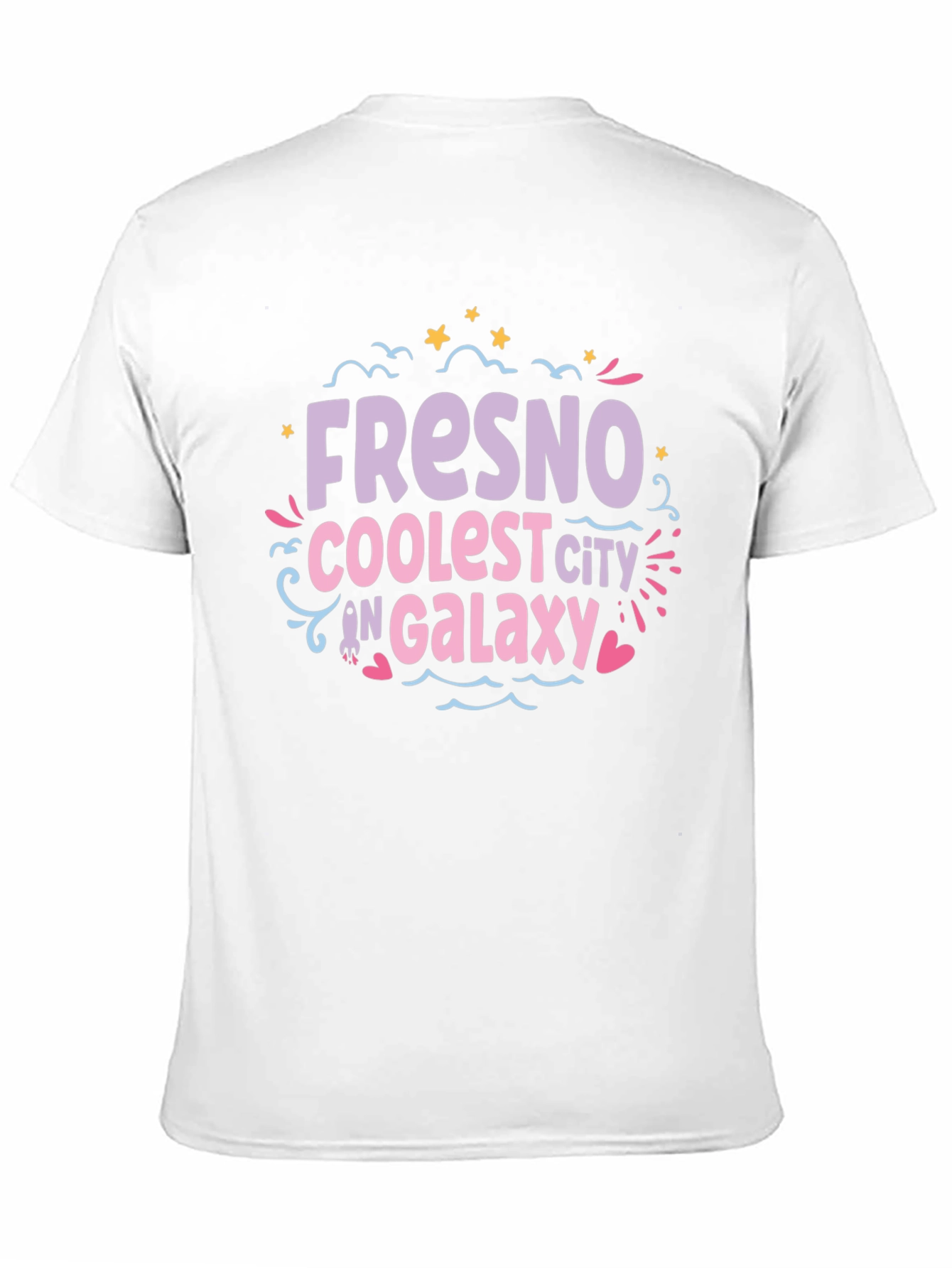 Fresno Coolest City in Galaxy Graphic Tee