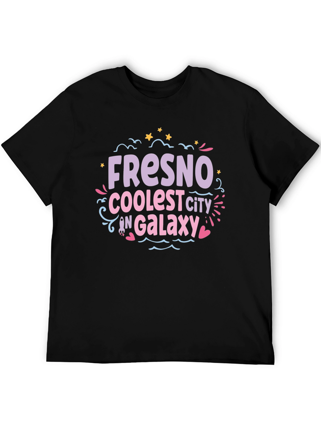 Fresno Coolest City in Galaxy Graphic Tee