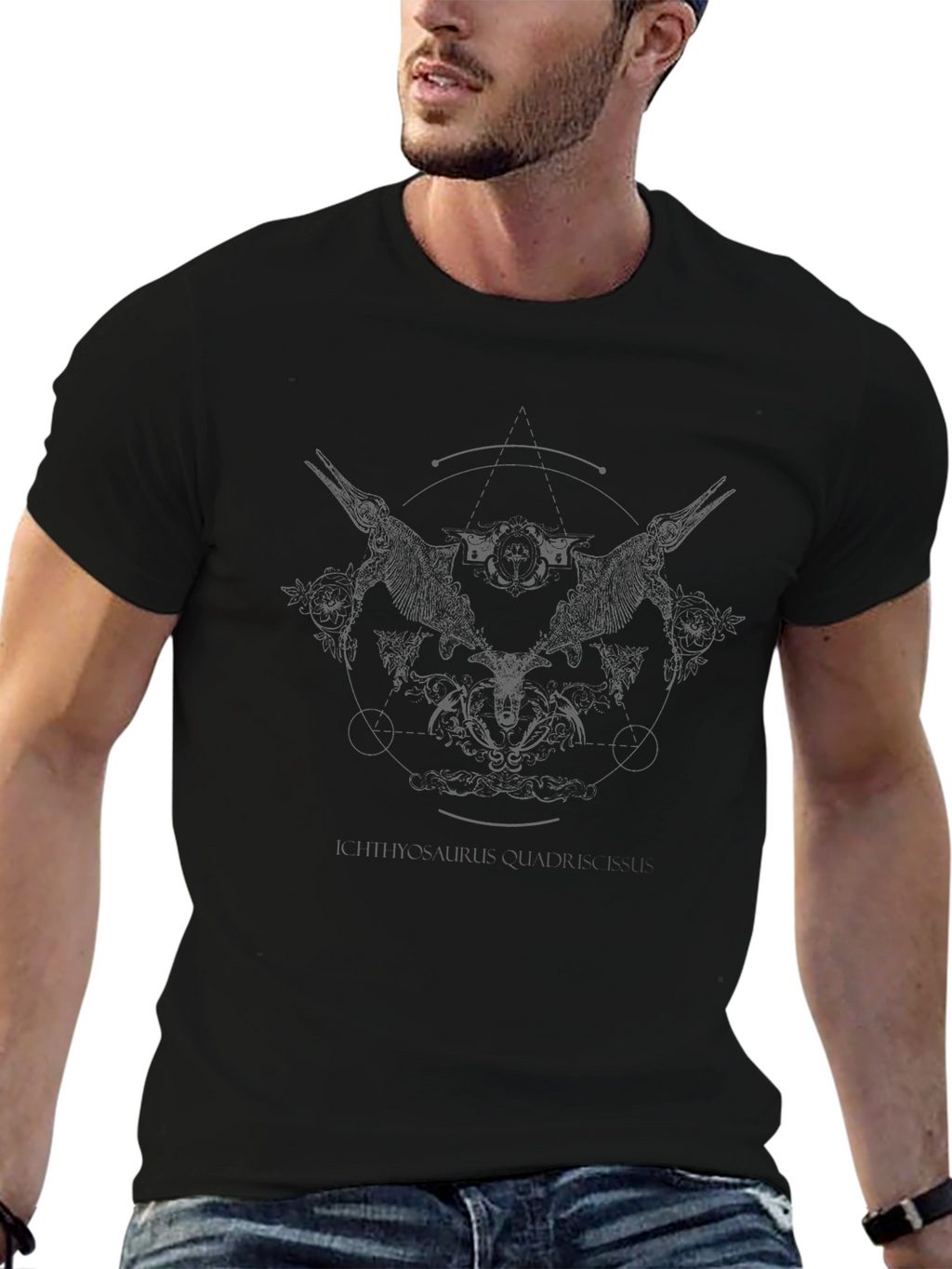 Ichthyosaurus T-Shirt - Dark Graphic Tee