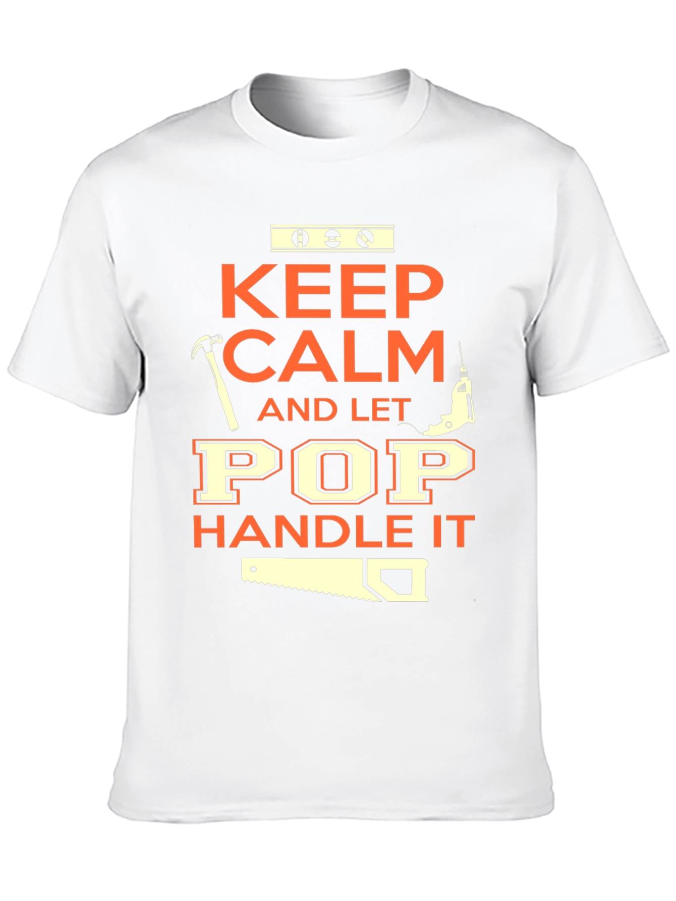 Keep Calm and Let Pop Handle It Black Tee