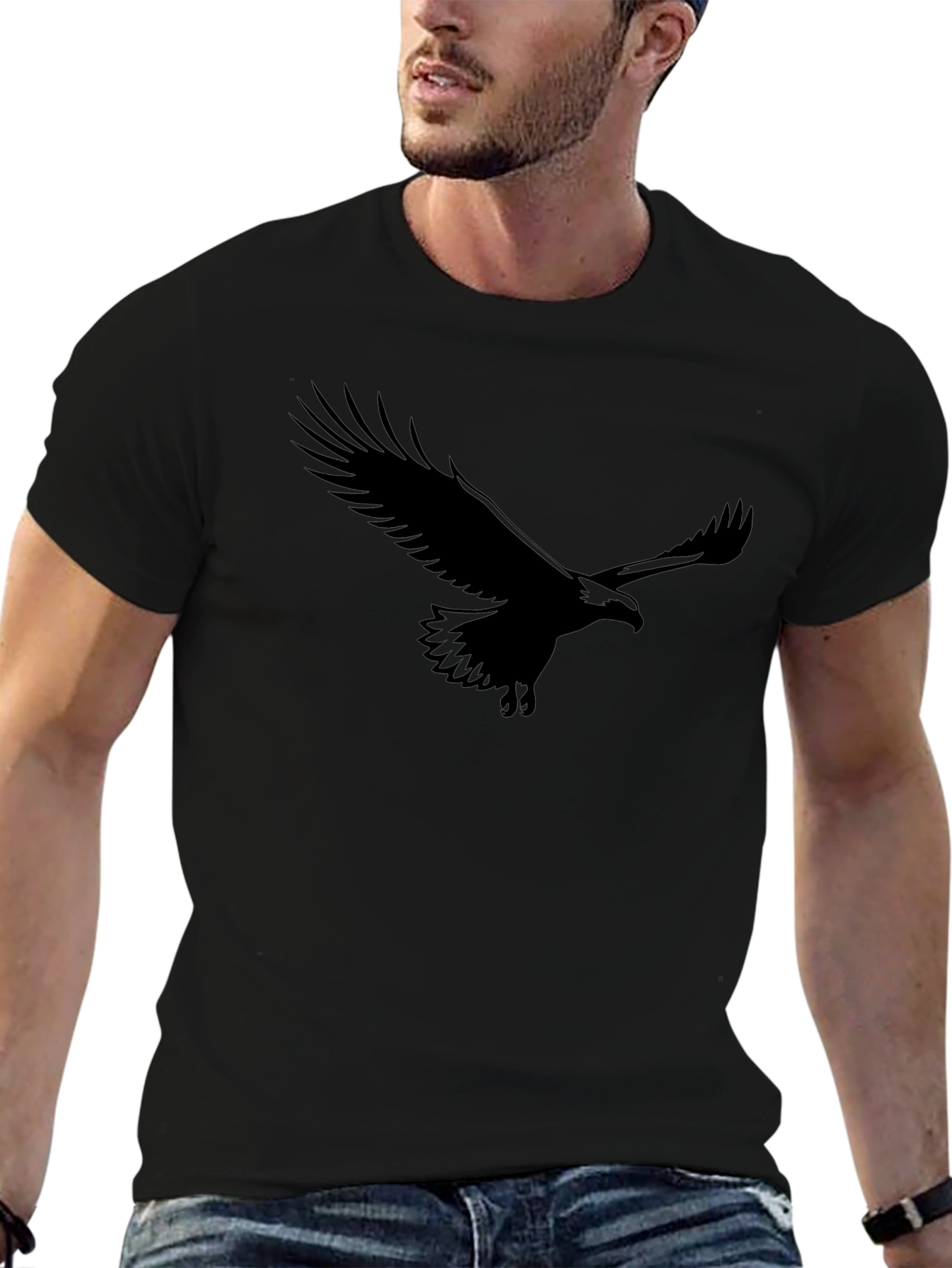 Black Eagle Graphic T-Shirt - Mens