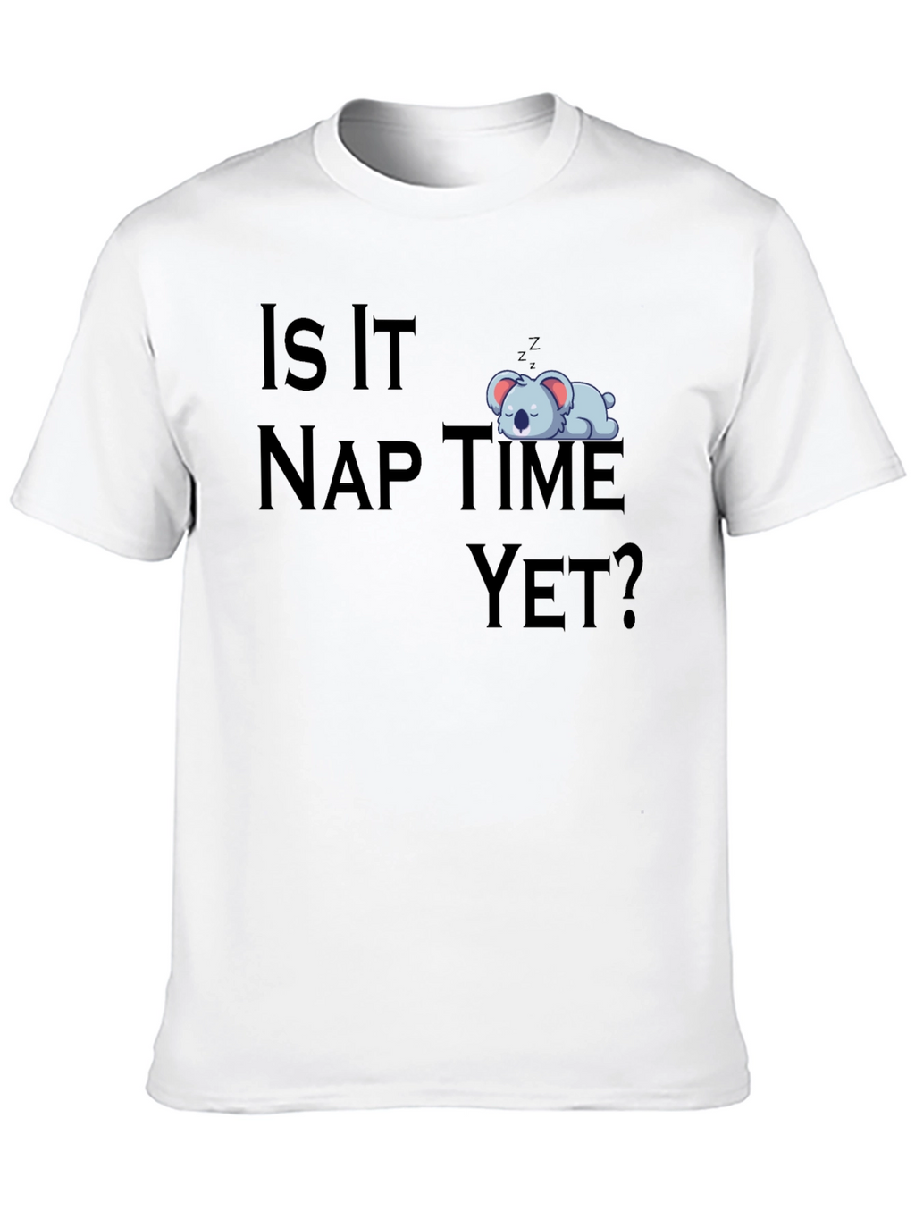 Nap Time Koala Bear Graphic T-Shirt