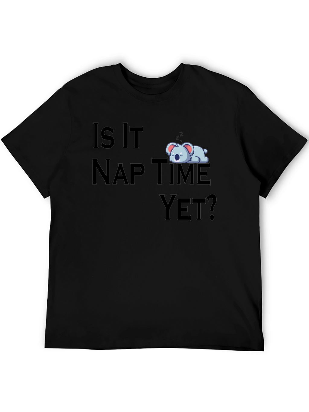 Nap Time Koala Bear Graphic T-Shirt