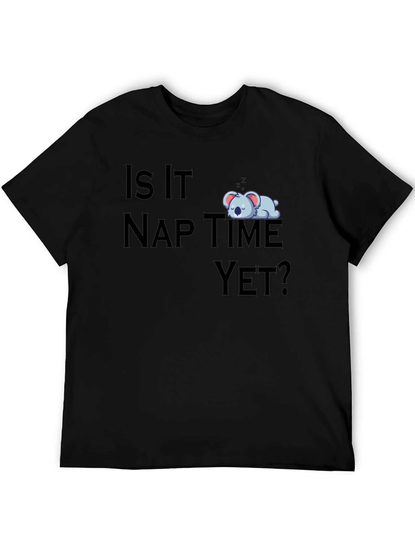 Nap Time Koala Bear Graphic T-Shirt